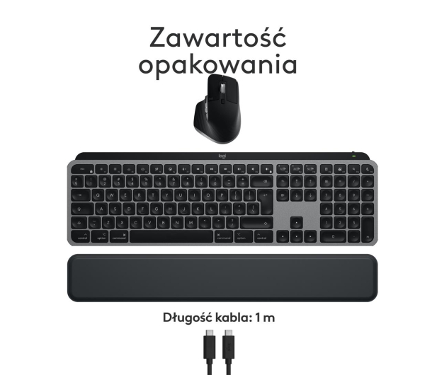 LOGITECH MX Keys S Combo for Mac Grafit 920-012845 - 1261405 - zdjęcie 15